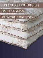 Одеяло бамбук (300) тк поплин
